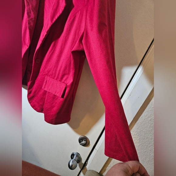 🛍 Red Blazer 2X - Picture 4 of 4